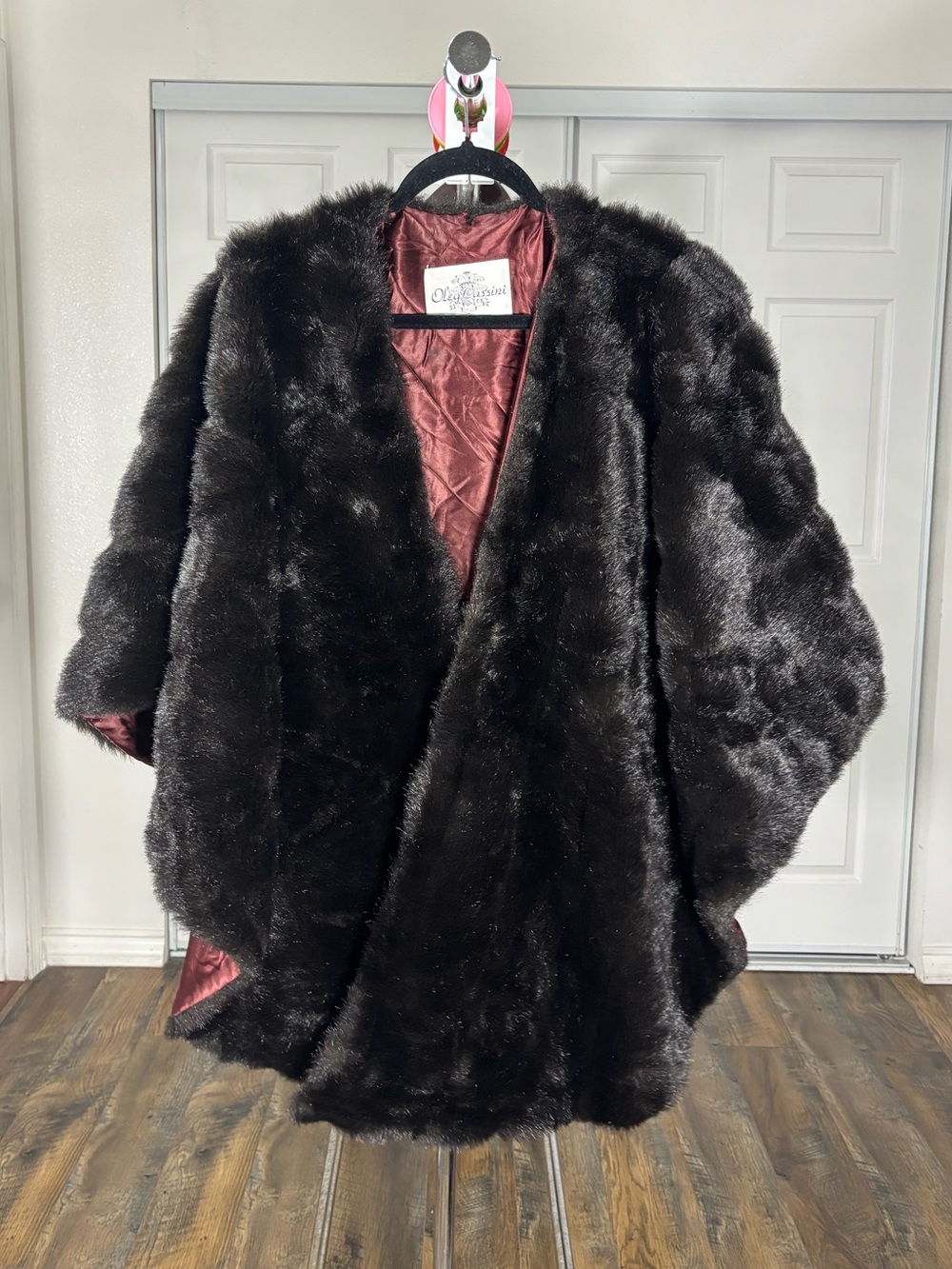 1960 Oleg Cassini fur jacket